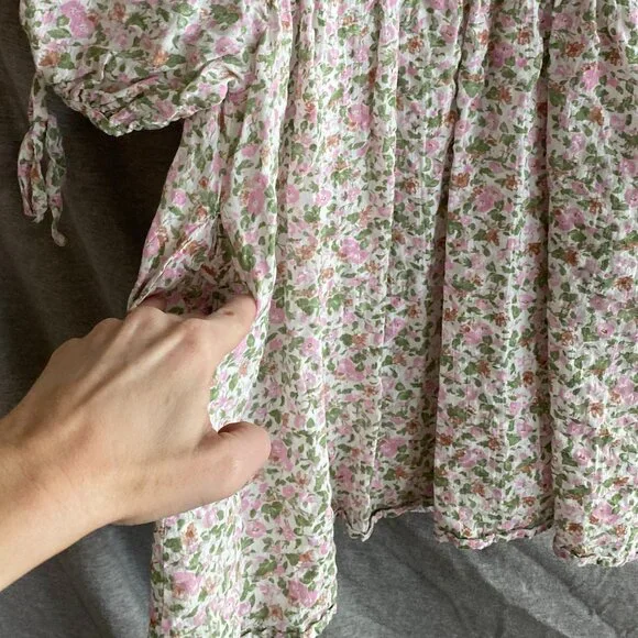 Chelsea & Violet Bohemian Kids Blouse SZ S Floral Pattern* - Picture 5 of 9